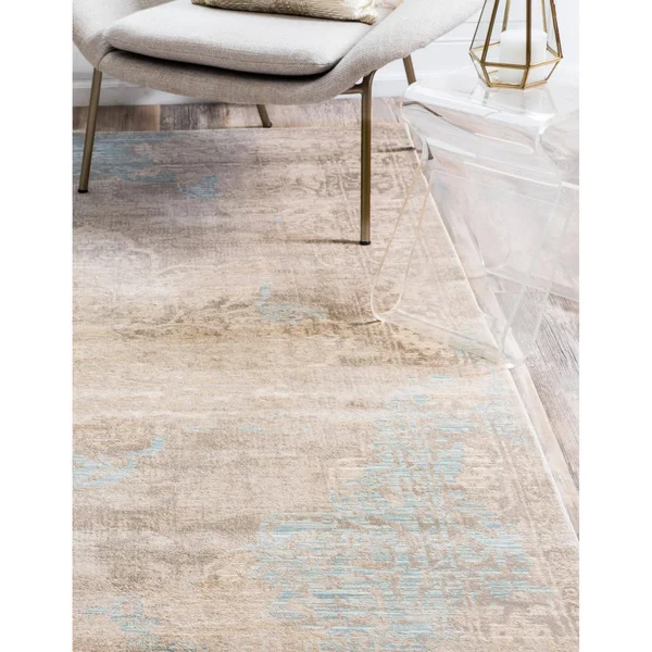 Unique Loom Fremont Paris Area Rug - 10& x 13& Dark Gray