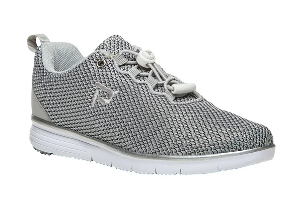 Propet Women's TravelFit Prestige Silver/Black 9.5 W