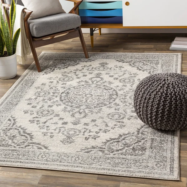 Surya Sunderland SUN-2317 Medium Gray Area Rug 7&10x22 x 10&3x22