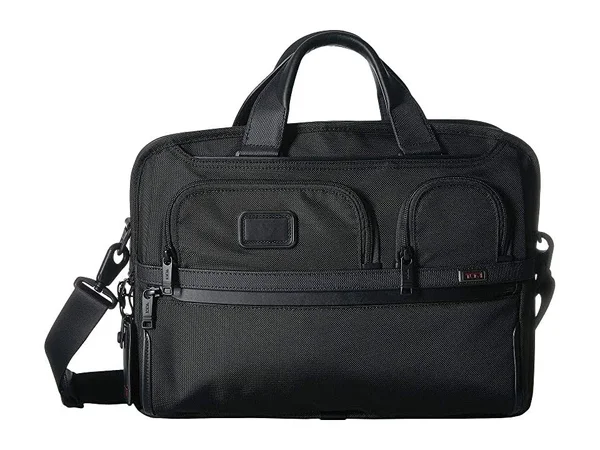 Tumi Alpha 3 Black T-Pass Medium Screen Laptop Slim Brief