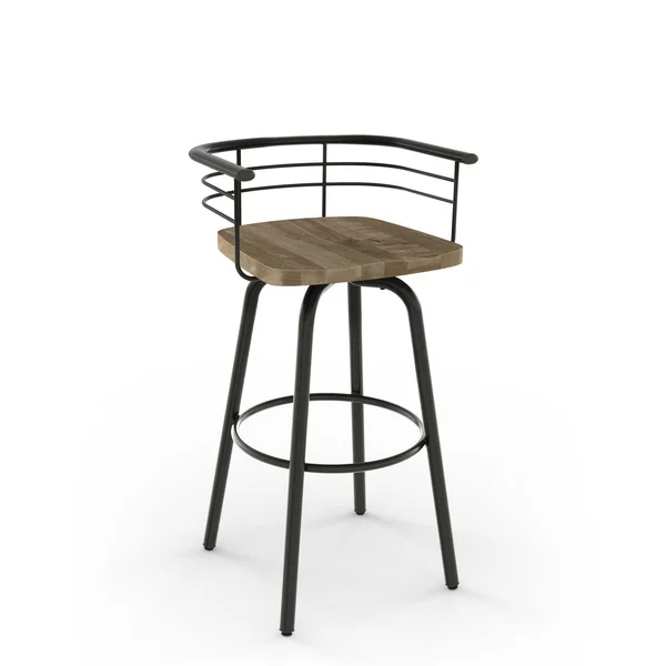 Amisco Brisk 26 in. Swivel Counter Stool