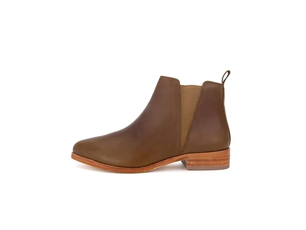 Nisolo Classic Chelsea Boot Women's 1-2 inch Heel Shoes Brown : 9.5 M