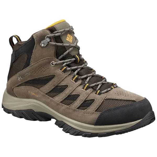 Columbia Crestwood Mid Men's Waterproof Hiking Boots - 10 Wide, Cordovan