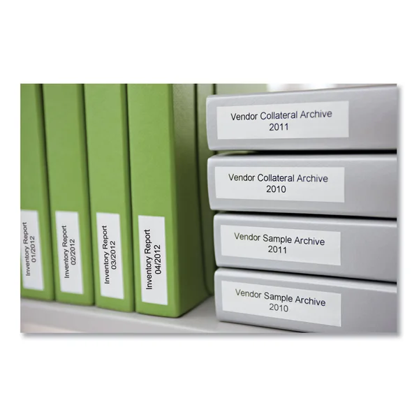 Dymo D1 Durable Labels, 0.5x22 x 23 ft, White, 6/Pack
