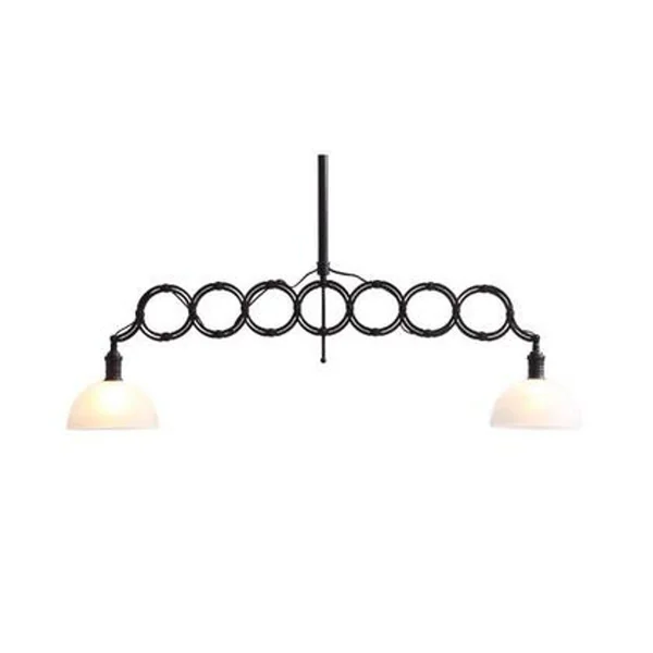 17.3x22 x 7.9x22 x 49x22 Antique Black Gold Glass Metal Ceiling Lamp