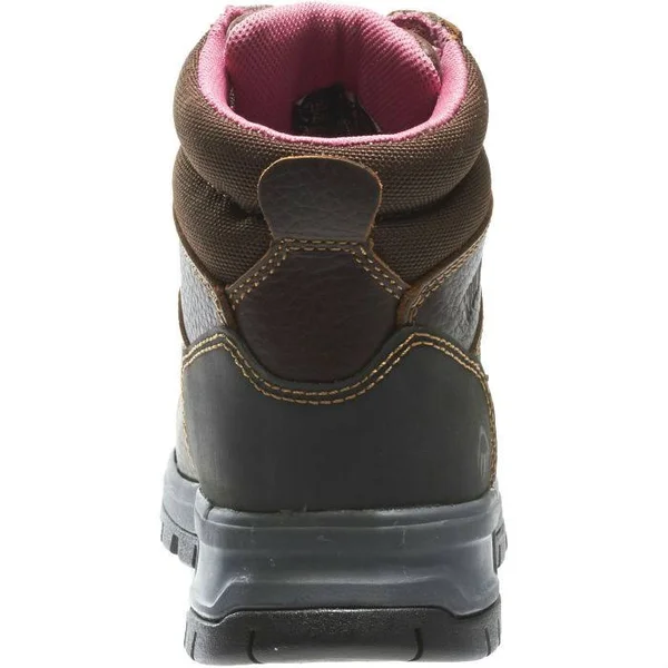 Wolverine Piper Waterproof Composite-Toe 6 inch Work Boot - Women's, Size: 5, Brown