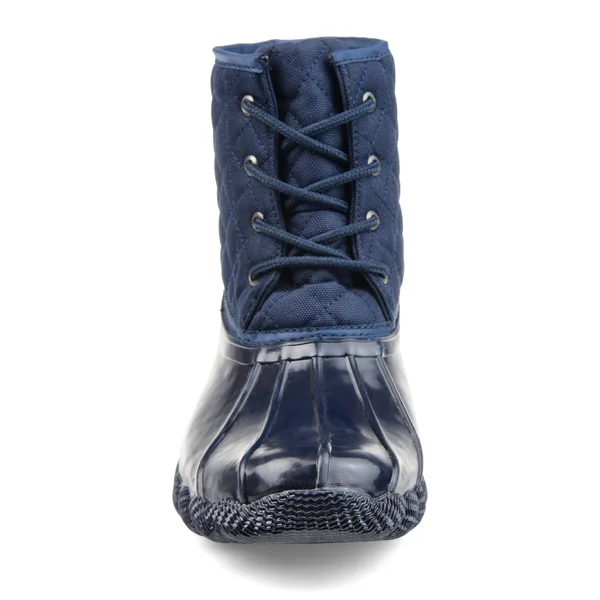 Women's Journee Collection Chill Duck Boot - Navy - Size 9