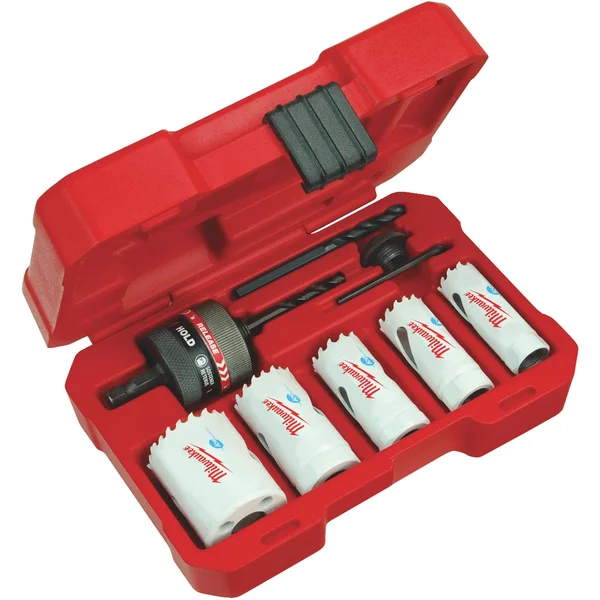 Milwaukee 49-22-4006 Hole Saw Kit, 9 -Piece