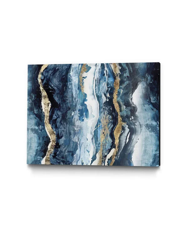 CLICART 16 in. x 20 in. Effectus I by Isabelle Z Wall Art, Blue/ White