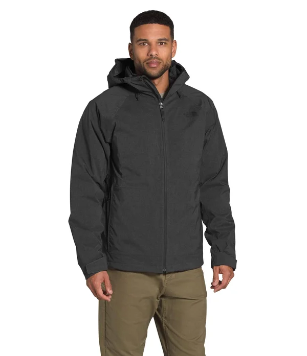 The North Face Men's Thermoball Eco Triclimate Jacket - XL - TNF Dark Grey Heather, TNF Black
