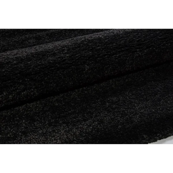 Ladole Rugs Shaggy Soft Plush Smooth Solid Plain Color Modern Durable Area Rug Carpet for Living Room Bedroom in Navy Blue, 7&10