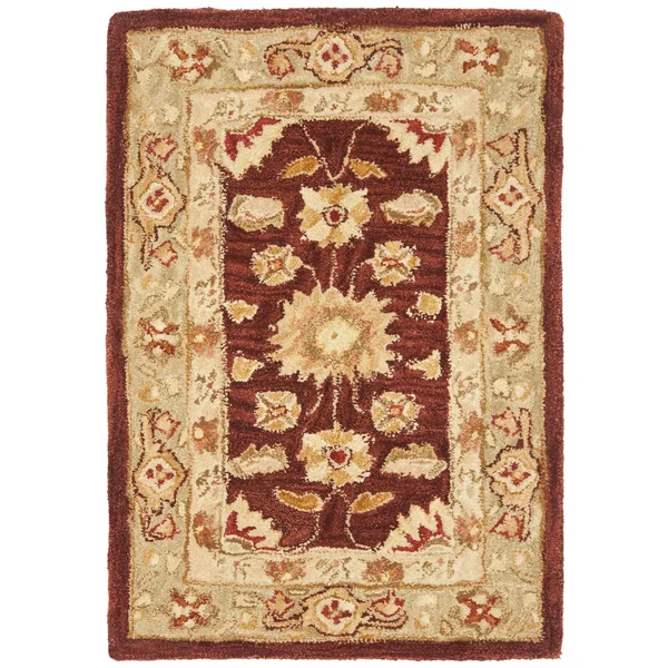 Safavieh 3& x 5& Anatolia AN556F Red, Sage Rug
