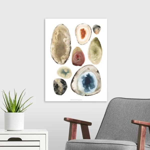 Geode Collection I - Canvas Wall Art, 18x24, Great Big Canvas