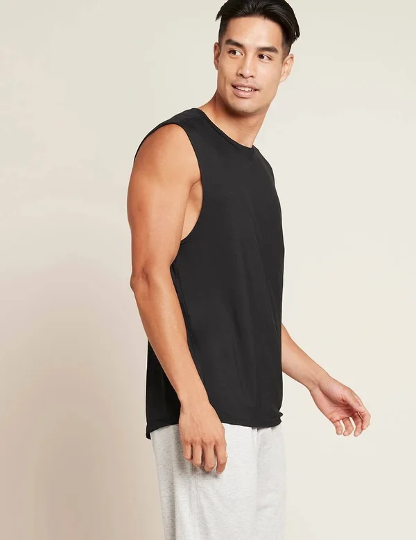 Men's Active Muscle Tee - Black, M