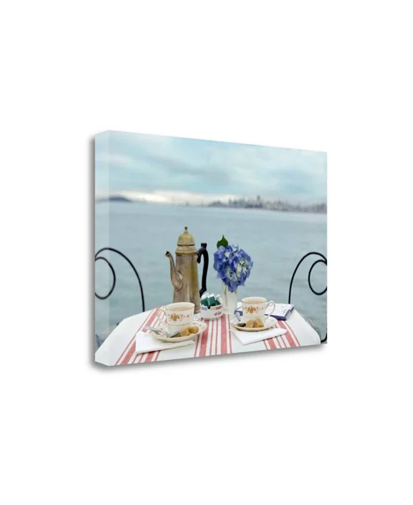 Tangletown Fine Art 21x22 x 32x22 Dream Cafe Golden Gate Bridge - 67 Gallery Wrap Canvas