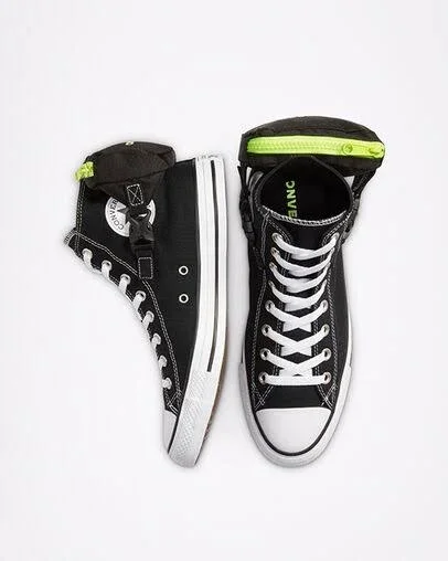 Converse Buckle Up Chuck Taylor All Star (Black Size 8.5) Unisex Canvas Shoes