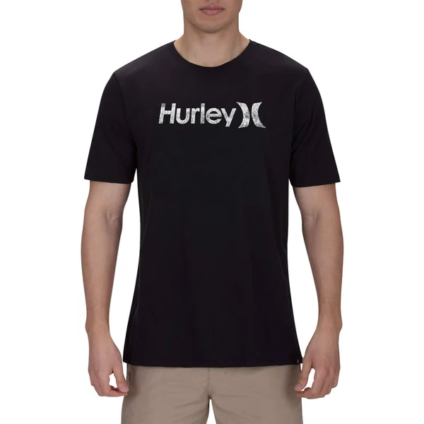 Hurley One and Only Push Through T-Shirt - Black, White - M