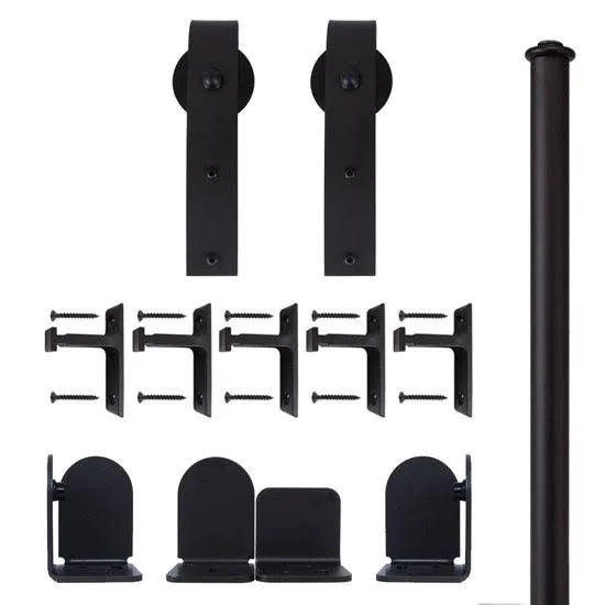 6 ft. Hook Hardware Kit Black
