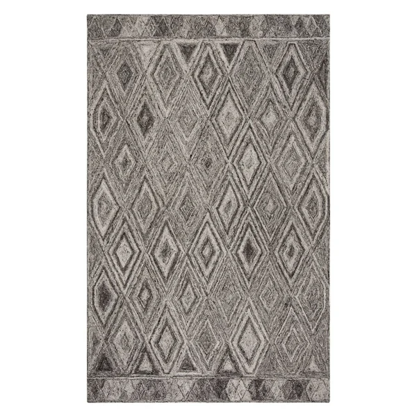 Safavieh Abstract 618 Area Rug, Grey, Black, 6' x 6' Square