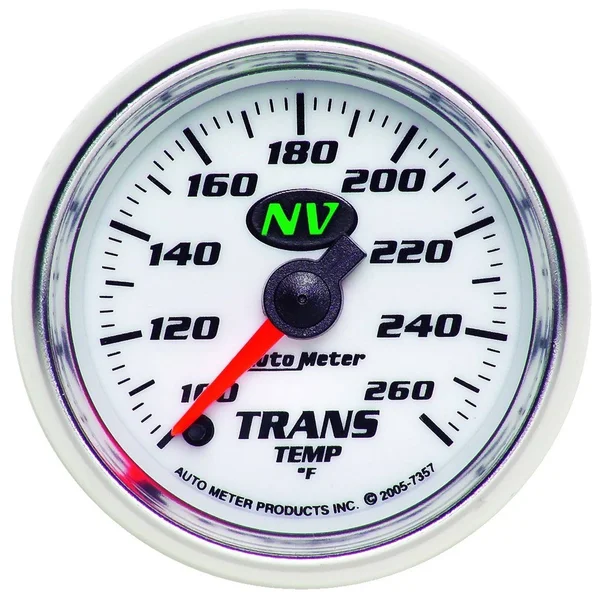 AutoMeter NV Transmission Temperature Gauge 7357