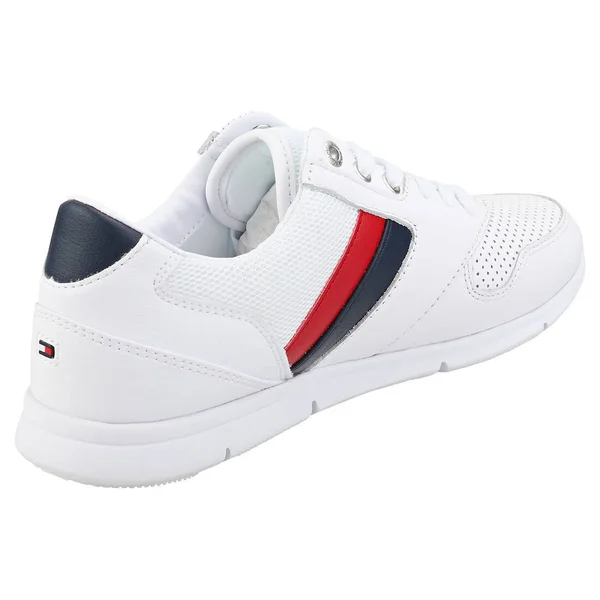 Tommy Hilfiger Lightweight Womens White Leather Trainers