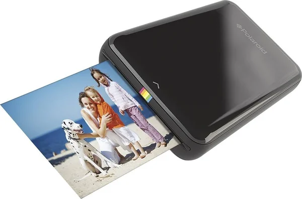 Polaroid ZIP Portable Color Direct Thermal Photo Printer - Wireless - Black