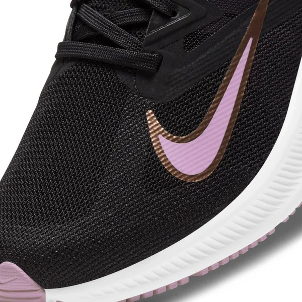Nike Women's Quest 3 Running Shoe Black/Copper/Pink 10