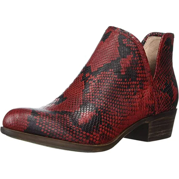 Women's Lucky Brand Baley Bootie, Size: 9.5, Red