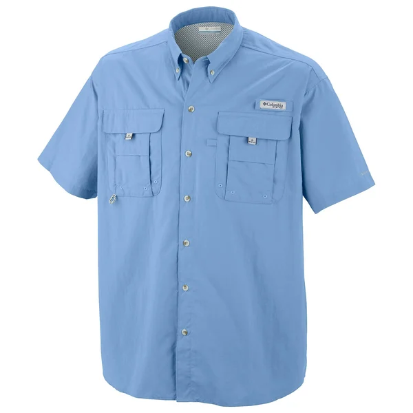 Columbia Men's PFG Bahama II Short Sleeve Shirt Sail Xs