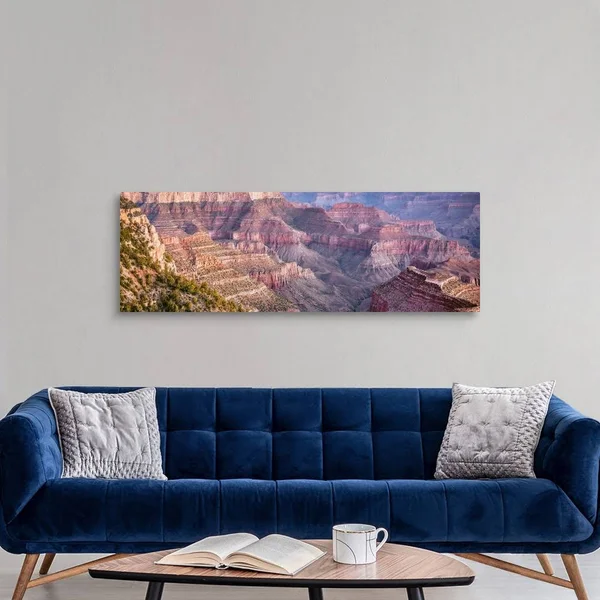 Panoramic View of Canyon from Grandview Point, Grand Canyon National Park, Arizona, Canvas Wall Art, 60x20, Great Big Canvas