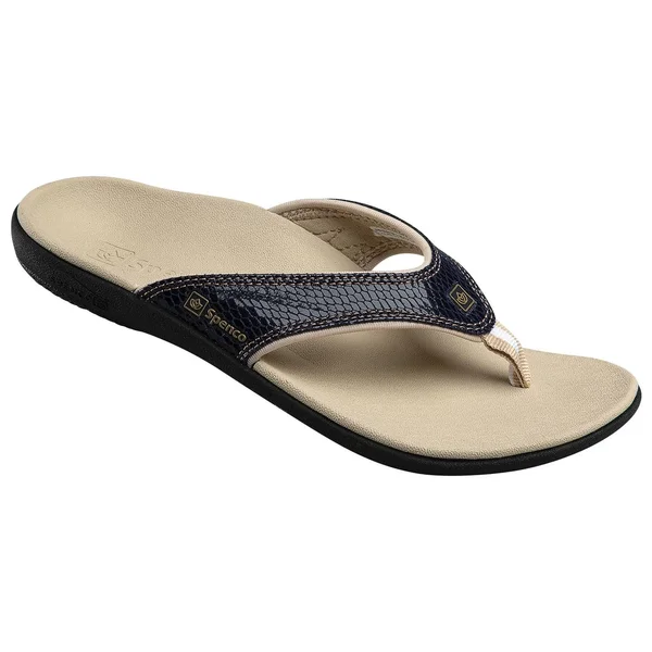 Spenco Yumi Snake Sandals - Navy - Women's 7