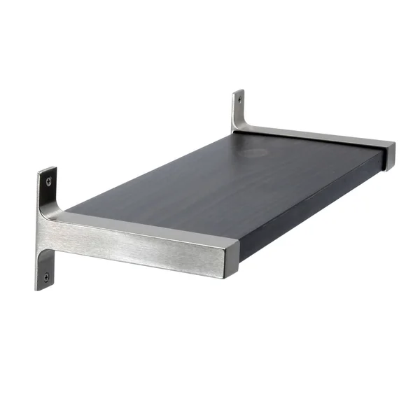 Industrial Modern 3-Piece Wood Wall Shelf Set - 44 x 7.75 - Ebony
