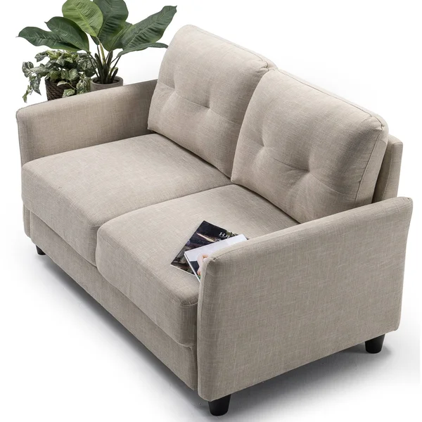 Zinus Ricardo Loveseat, Beige