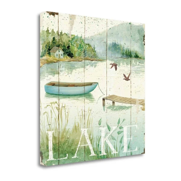 28x22 x 28x22 Lakeside II by Daphne Brissonnet Fine Art Giclee Print
