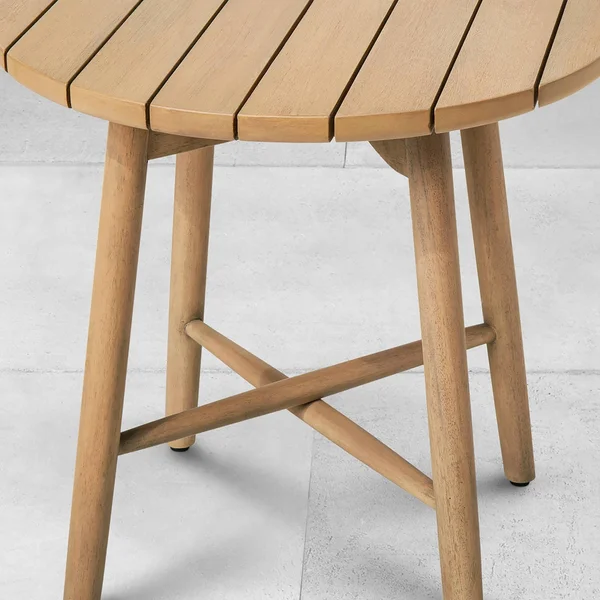 Outdoor Round Side Table Natural - Hearth & Hand with Magnolia