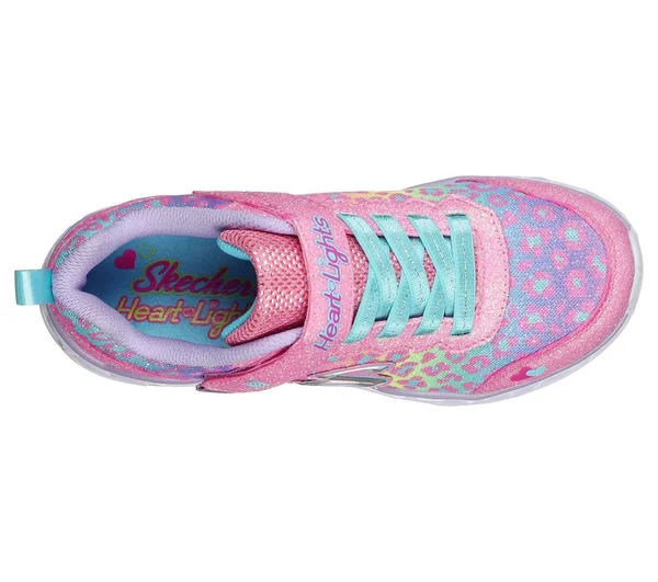 Skechers Girls& S Lights Heart Lights Love Match Sneaker
