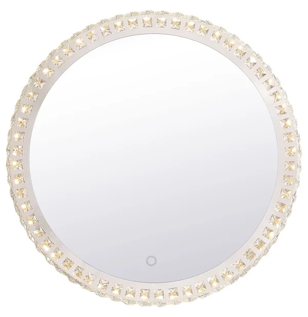 Elegant Evelyn 24x22 Hardwired LED Mirror w/Touch Sensor - Chrome - MRE62424C