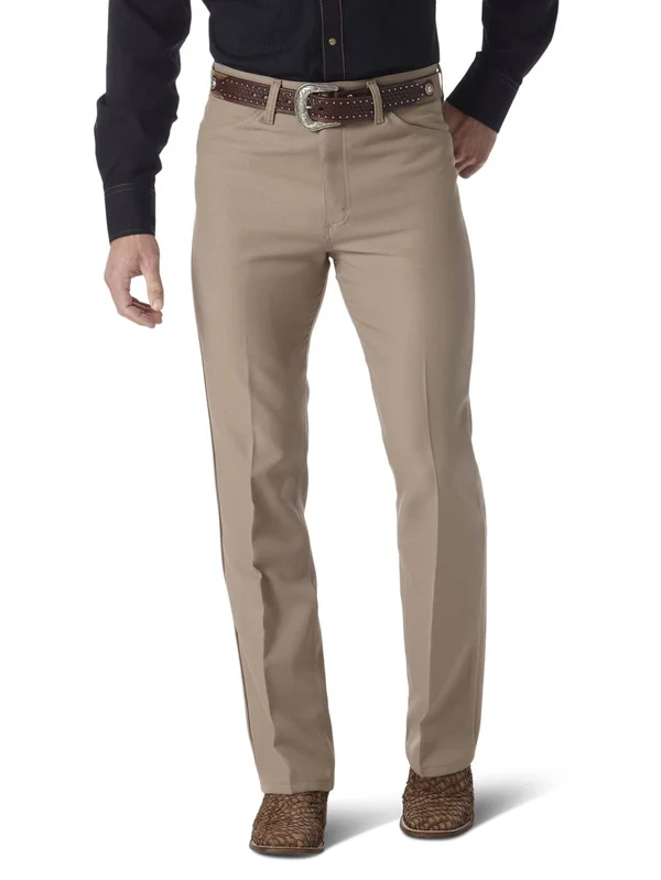 Wrangler Men's Wrancher Dress Jean (38x29 Tan)