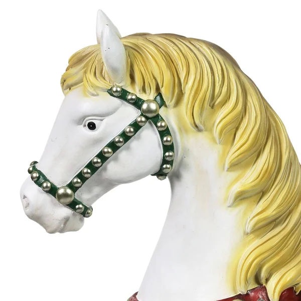 Exhart LED Christmas Rocking Horse with Timer Garden Statue