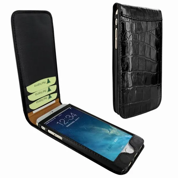Piel Frama 689 Black Crocodile Magnetic Leather Case for Apple iPhone 6 Plus, 6S Plus