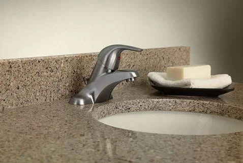 Moen CAL84502SRN Adler Bathroom Faucet Spot Resist Brushed Nickel
