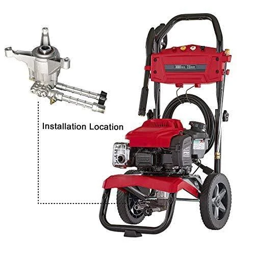 AgiiMan TJNN93B High Pressure Washer Pump Head - Replacement Water Gasoline Pump, 2800 PSI Troy Bilt Oil Pump Accssories Fits Ka