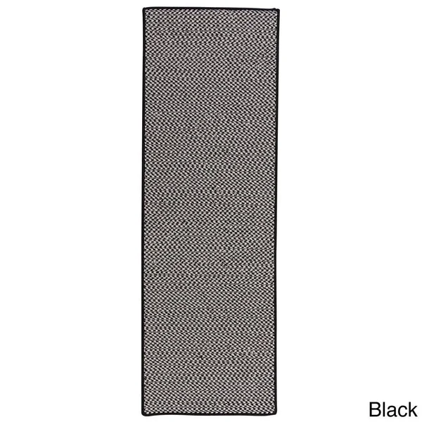Colonial Mills Crisscross Indoor/ Outdoor Area Rug, Size: 2& x 8& Runner, Blue
