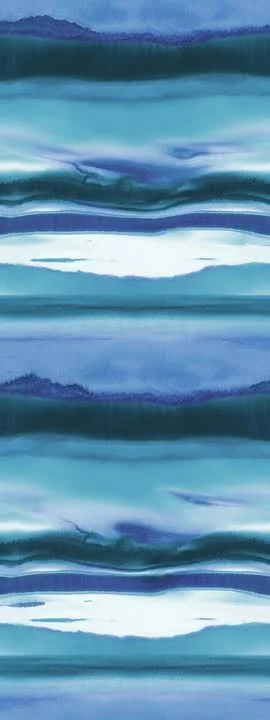 York Wallcoverings Va1277 Aviva Stanoff Horizon Wallpaper Dark Blue