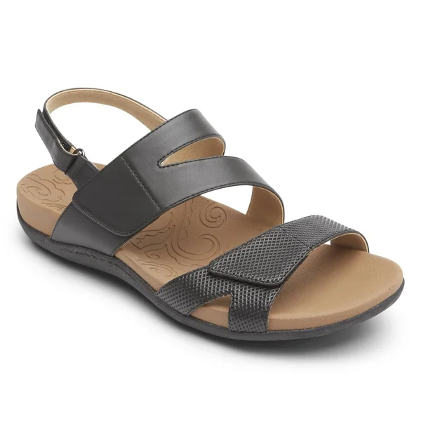 Women's Rockport Ridge Sandal - Black - Size 9.5