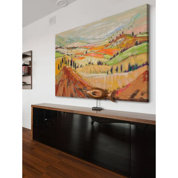 Tuscany XI Painting Print on Wrapped Canvas - Size: 30 inch x 45 inch