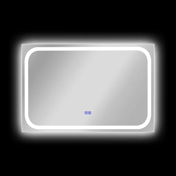 Frameless Back Lit LED Mirror - Silver