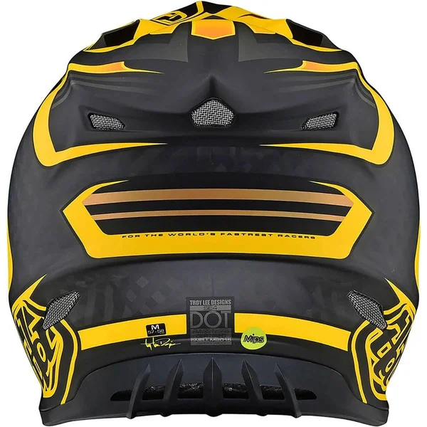 Troy Lee Designs SE4 Carbon Helmet Flash Blue/White 2X-Large