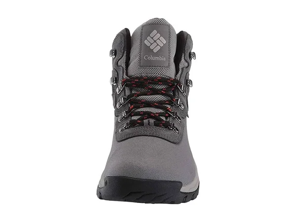 Columbia Men's Newton Ridge LT Waterproof Shoe - 12 - Titanium II - Rust Red