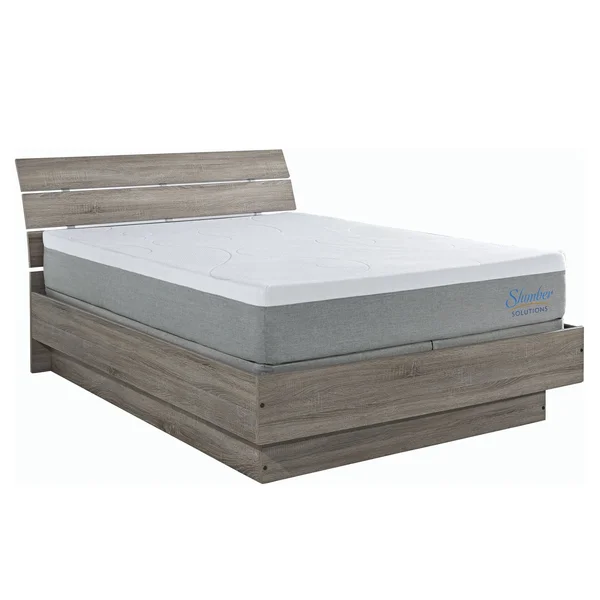 Slumber Solutions Choose Your Comfort 12-Inch Gel Memory Foam Mattress Set - Queen - Medium
